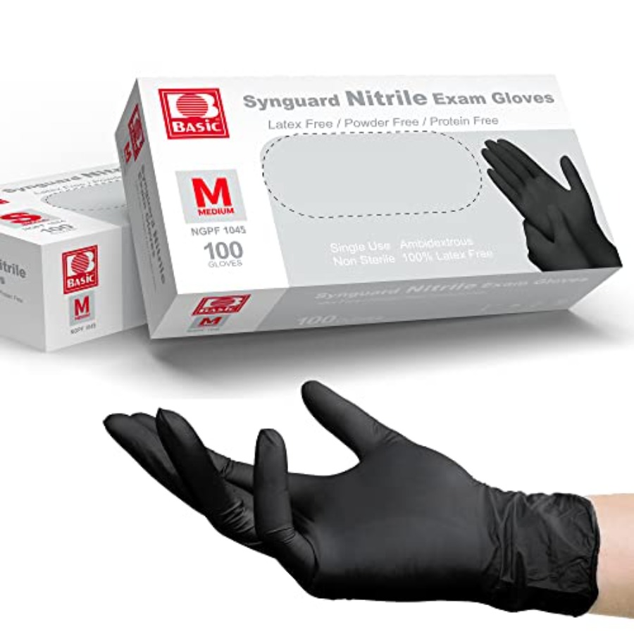 Exam Glove Nitrile - Medical Black Nitrile Exam Gloves -