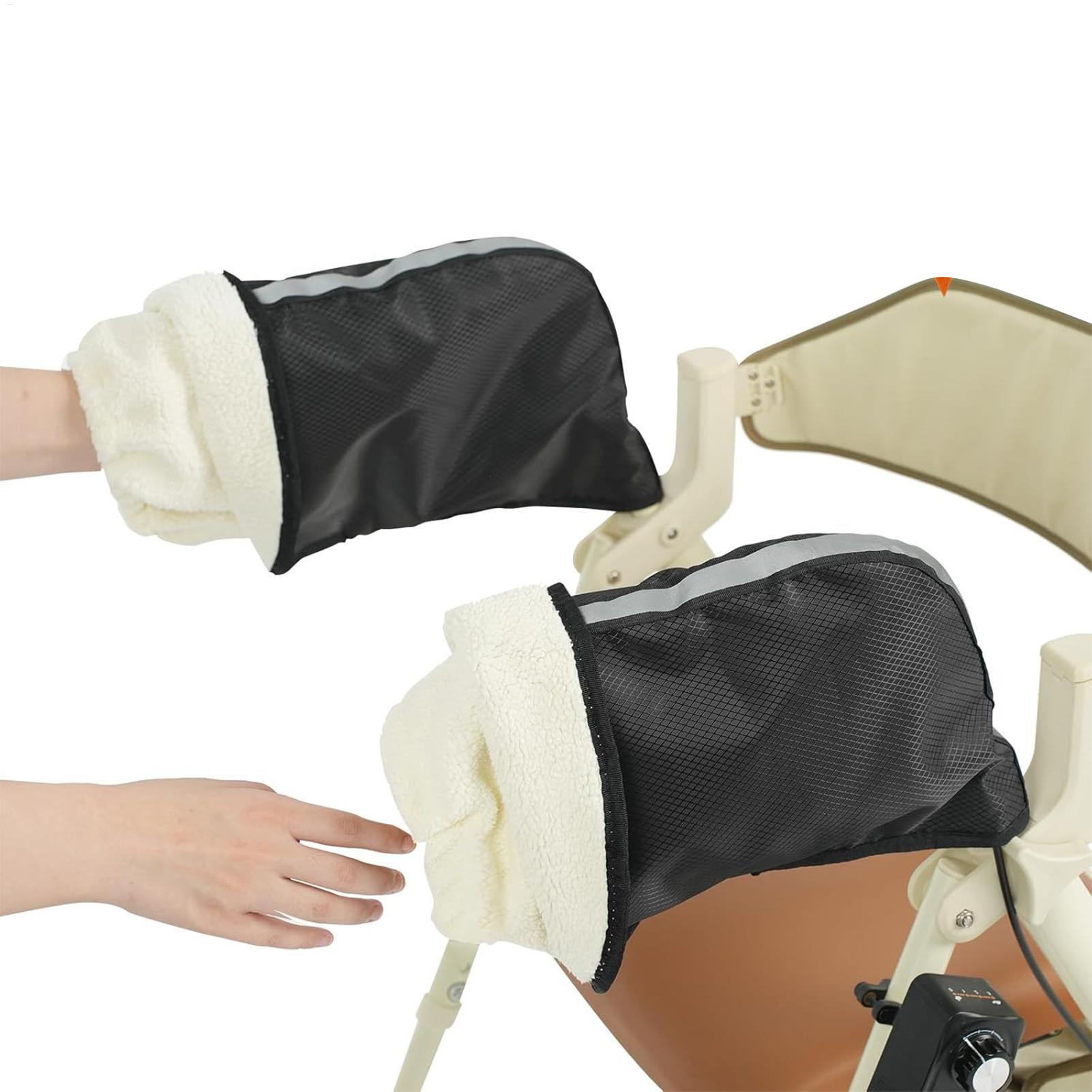Wool Glove Lined - Rollator Gloves Thermal Windproof Waterproof Mitten