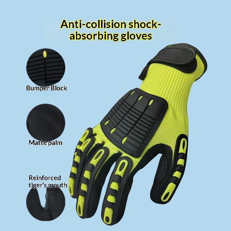 Nitrile Mechanic Glove - 1 Pair Cut & Impact Resistant
