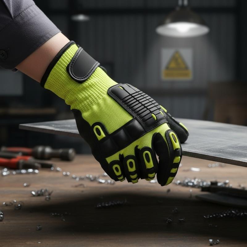 Work Glove Impact - Cut Resistant Safety Work Glove Anti