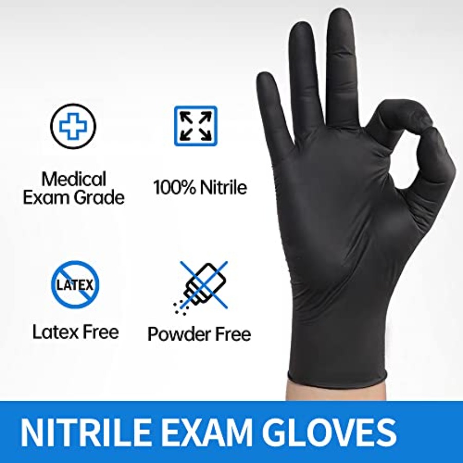 Medical Black Nitrile Exam Glo - Exam Glove Nitrile recension och pris