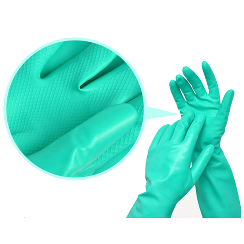 8Pieces/4 Pairs Oil-proof Long - Nitrile Mechanic Glove recension och pris