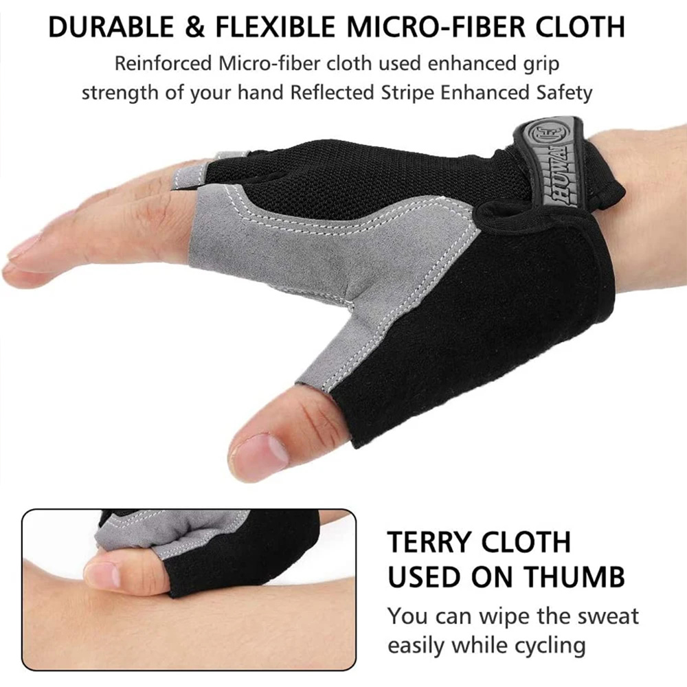 Non-Slip Half-Finger Training  - Workout Glove Gym recension och pris