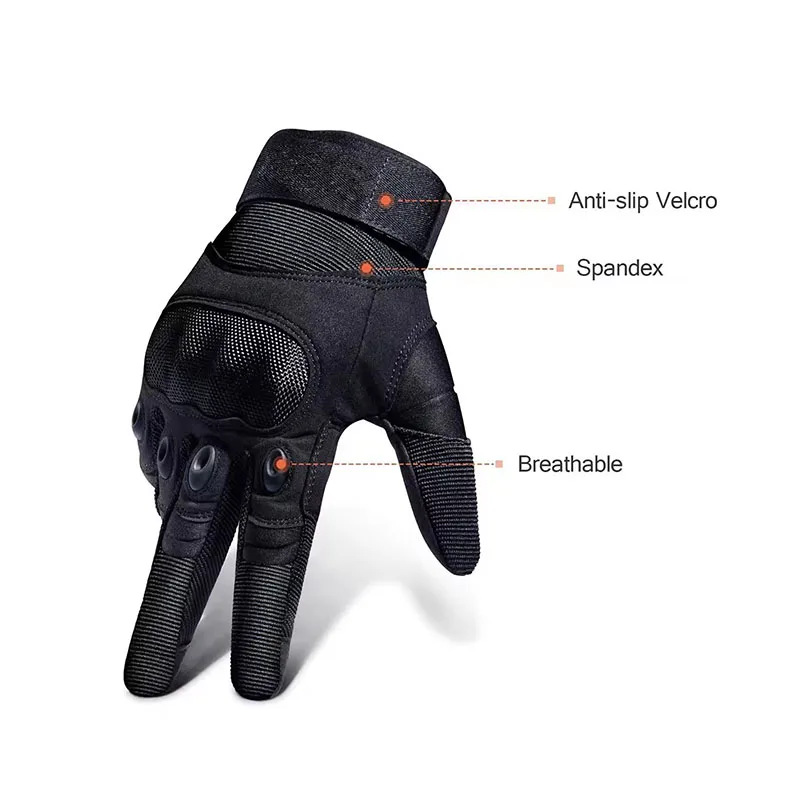 Men's Full Finger Tactical Glo - Motorcycle Glove Knuckle recension och pris