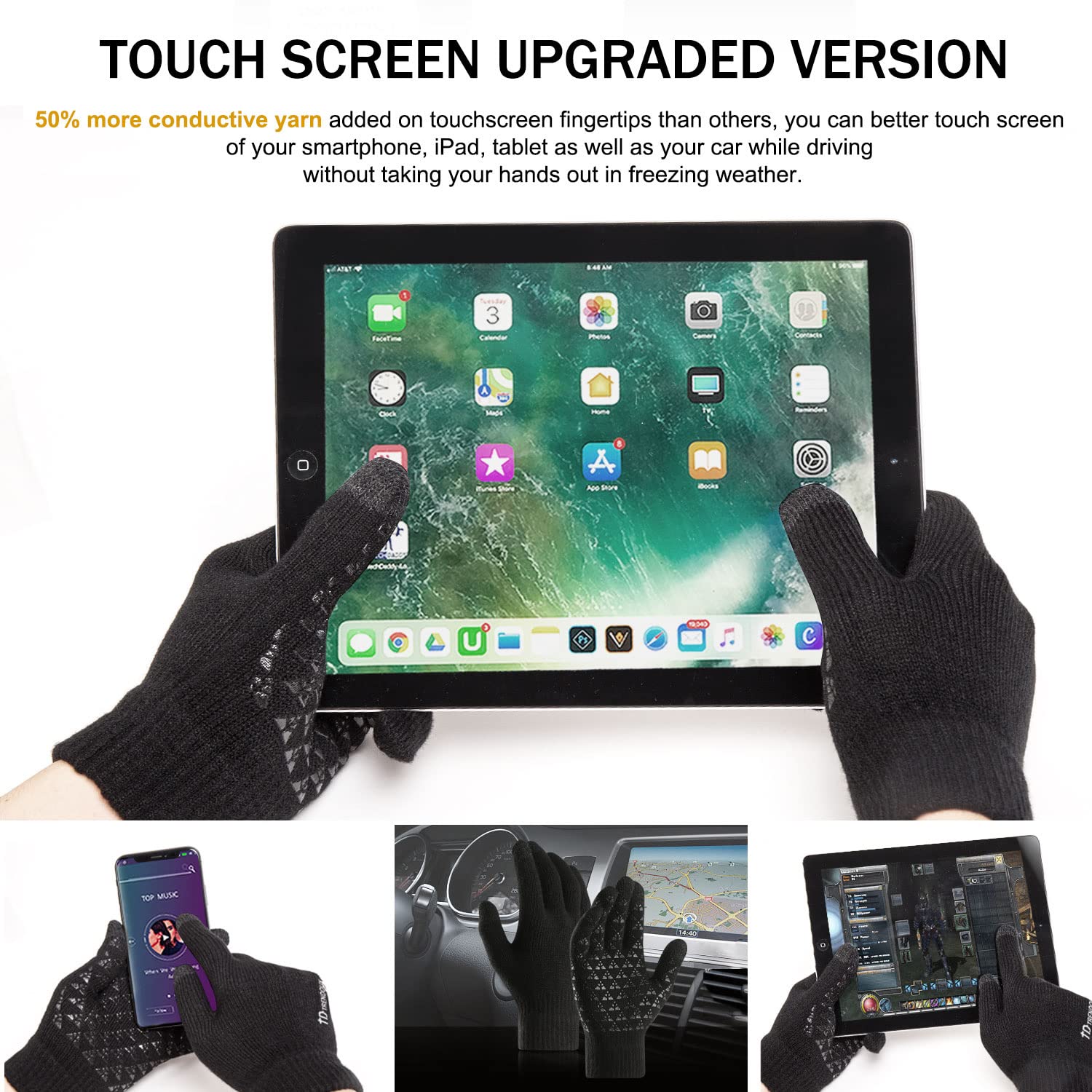 1-5Pairs Winter Outdoor Sports - Magic Touch Glove recension och pris
