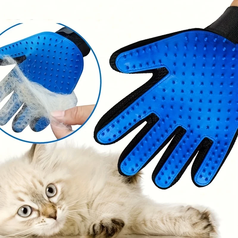Pet Gloves Cat Grooming Gloves - Rubber Glove Cleaning recension och pris