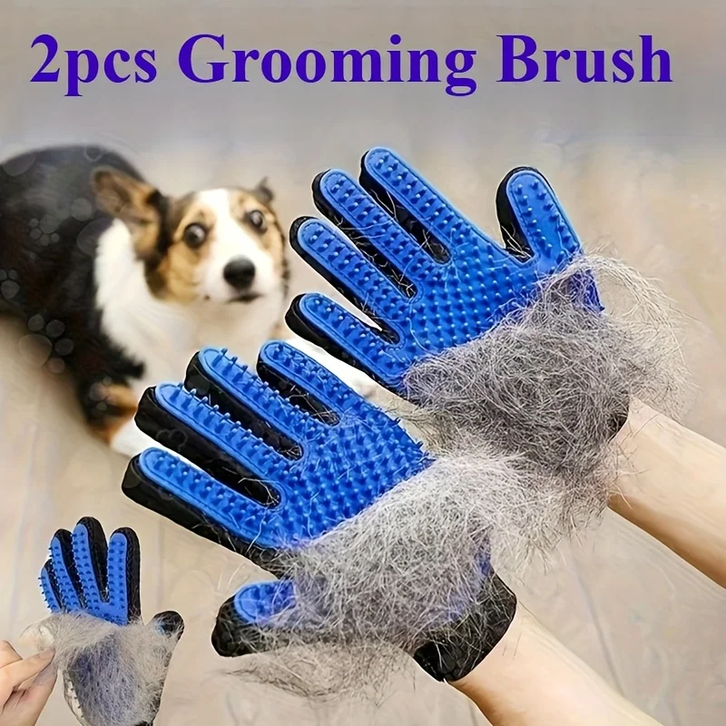 Pet Gloves Cat Grooming Gloves - Rubber Glove Cleaning recension och pris