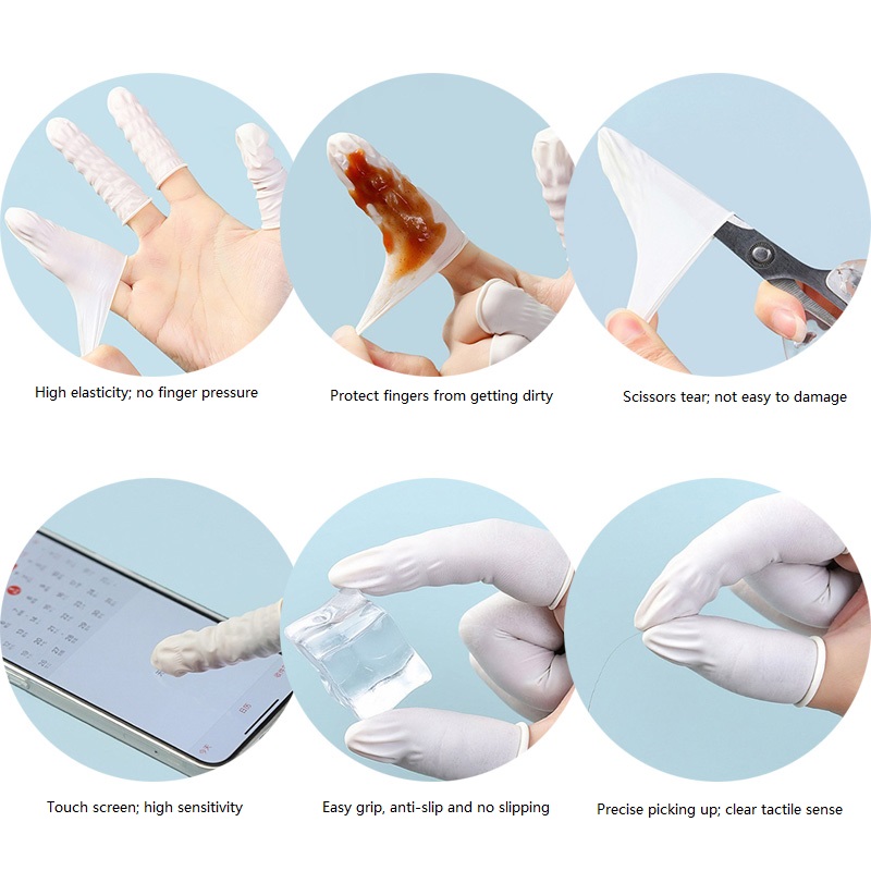 100/200PCS Powder Free Anti-Sl - Latex Disposable Glove recension och pris