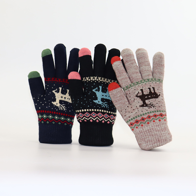 Autumn and Winter Thickened To - Wool Glove Lined recension och pris