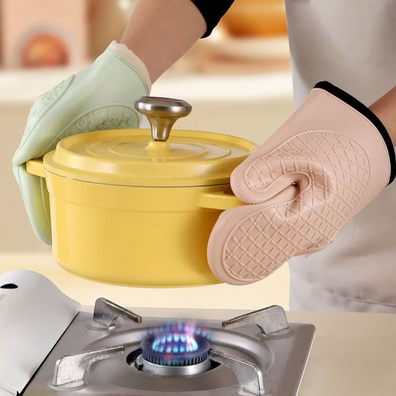 2pcs heat insulation gloves, a - Oven Mitt Silicone recension och pris