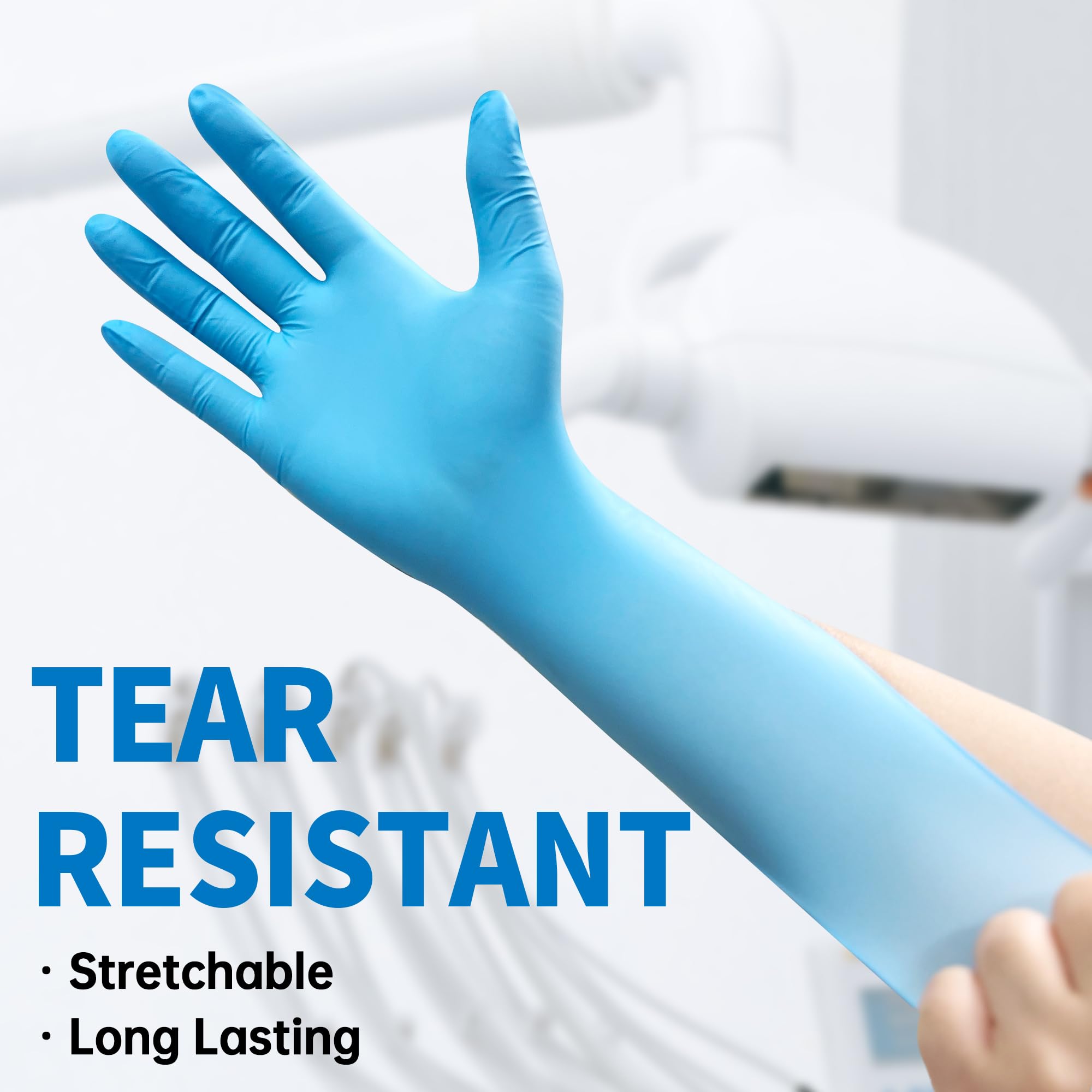 Blue Nitrile Disposable Exam G - Exam Glove Nitrile recension och pris