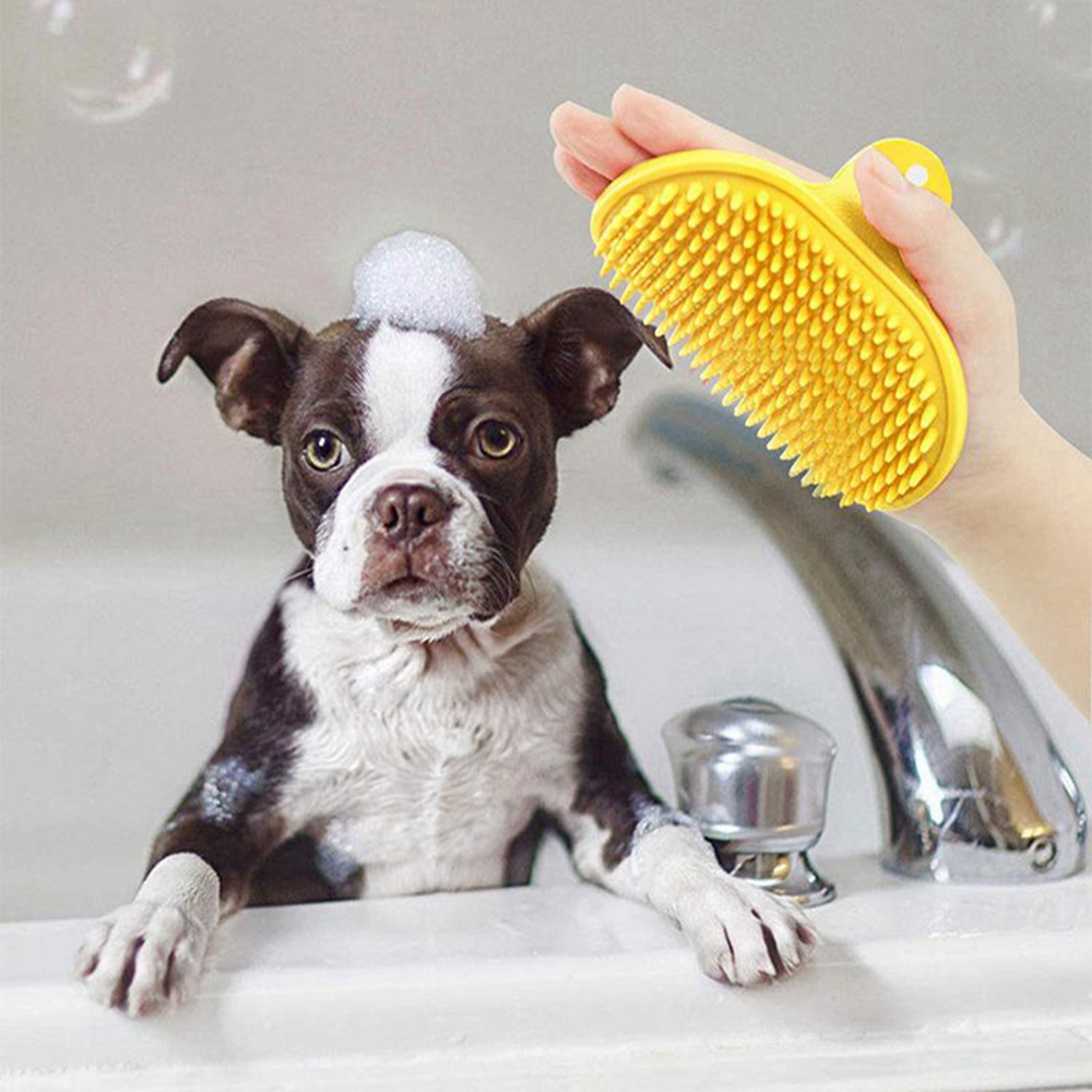Pet Cleaning Brush Dog Cats Ba - Rubber Glove Cleaning recension och pris