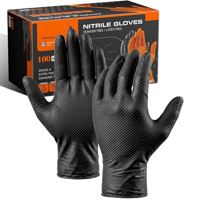 8 Mil Heavy Duty Industrial Or - Rubber Glove Cleaning recension och pris