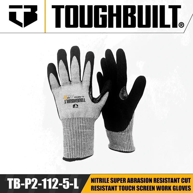 TOUGHBUILT TB-P2-112-5-L Nitri - Nitrile Mechanic Glove recension och pris