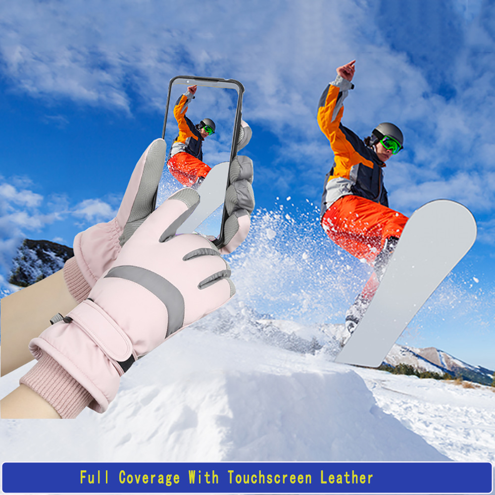 YANBIGUO Ski Gloves Winter Glo - Ski Glove Waterproof recension och pris