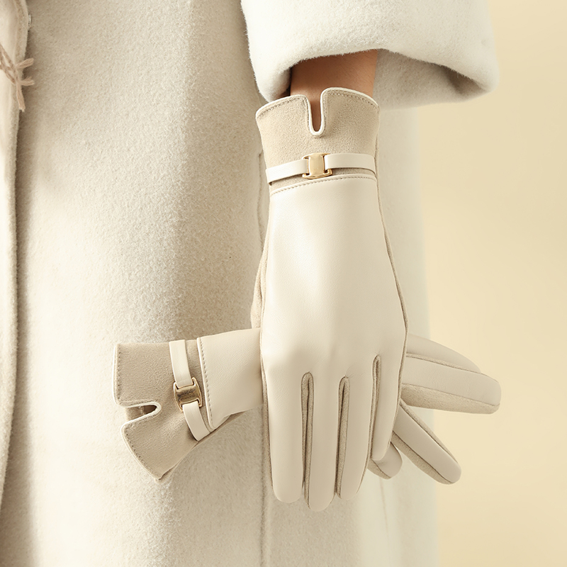 1 Pair of Gloves for Women in  - Leather Driving Glove recension och pris