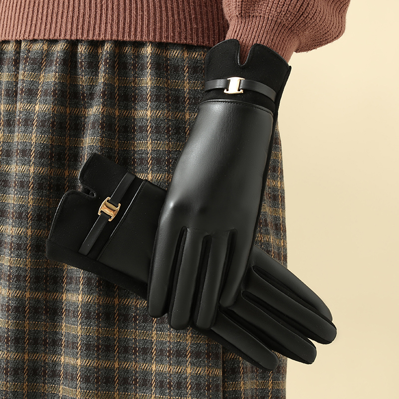 1 Pair of Gloves for Women in  - Leather Driving Glove recension och pris