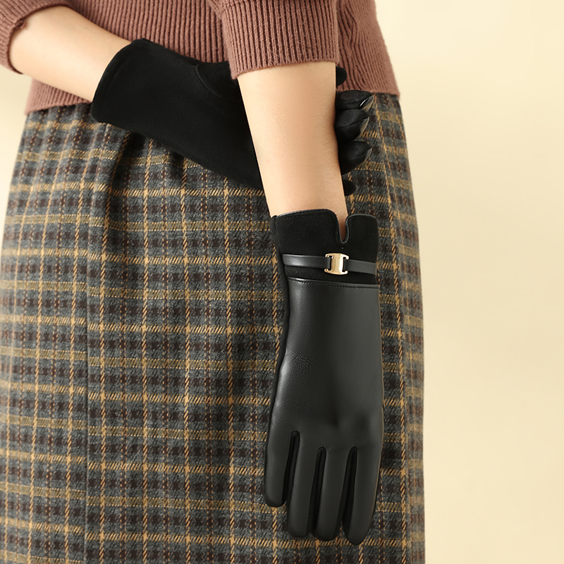 1 Pair of Gloves for Women in  - Leather Driving Glove recension och pris