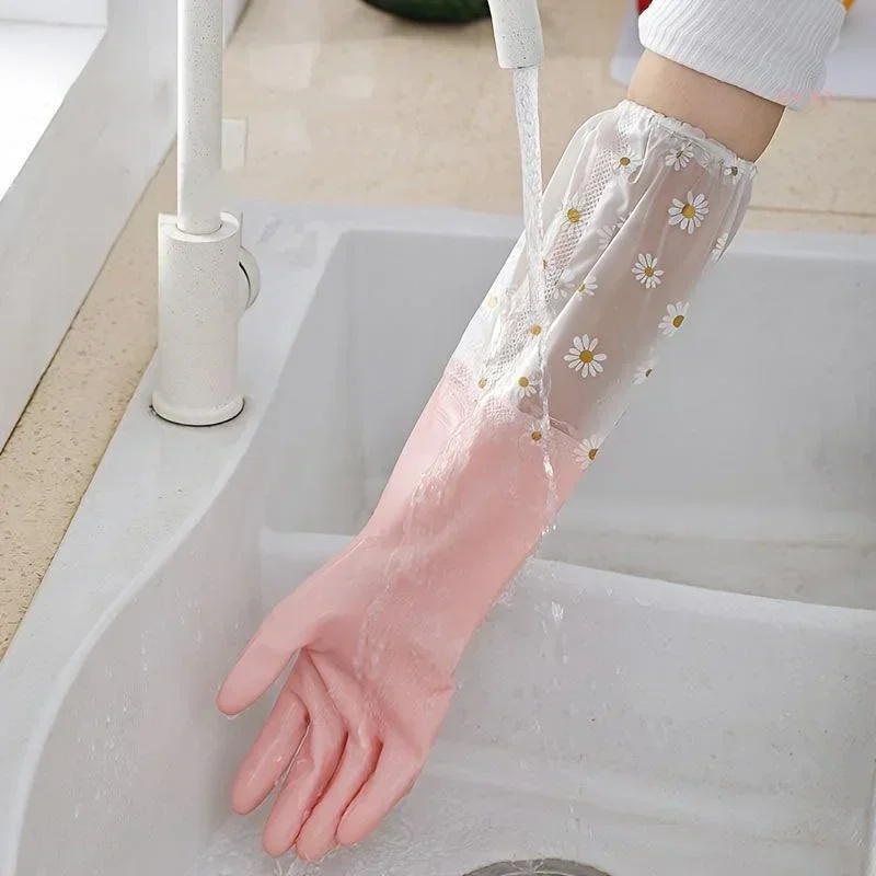 Household Long Sleeve Rubber G - Dish Glove Rubber recension och pris