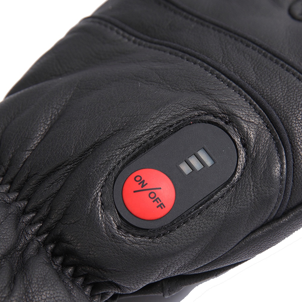 Heated Leather Gloves Men Wome - Ski Glove Waterproof recension och pris