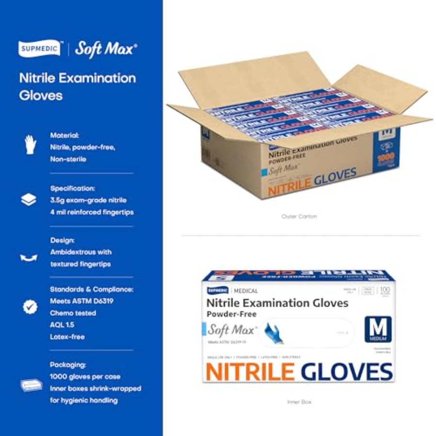 Medical Soft Max™ Nitrile Exam - Exam Glove Nitrile recension och pris