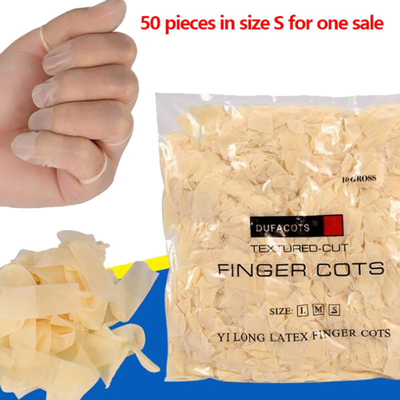 50pcs/pack Disposable Latex Fi - Latex Disposable Glove recension och pris