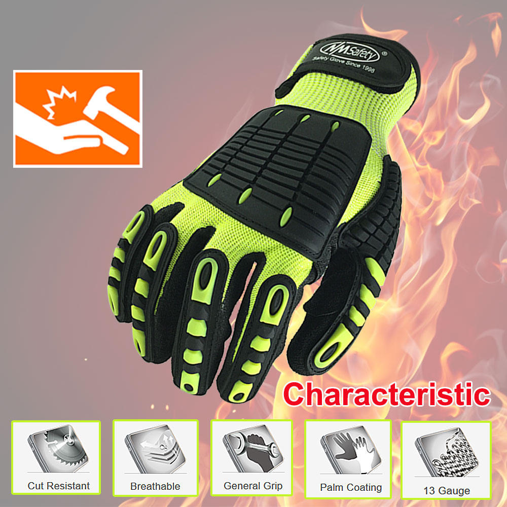 NMSafety High Quality Gloves S - Work Glove Impact recension och pris
