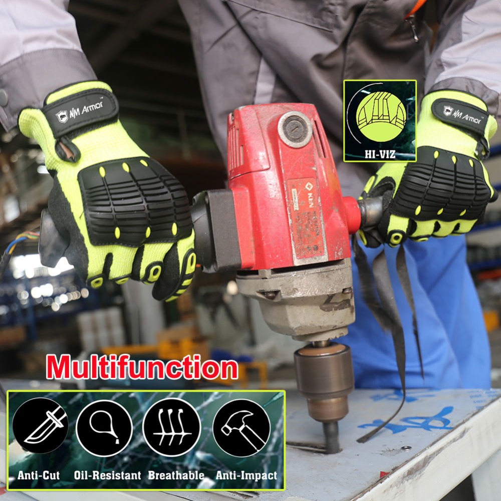 NMSafety High Quality Gloves S - Work Glove Impact recension och pris