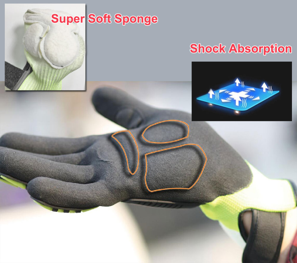 NMSafety High Quality Gloves S - Work Glove Impact recension och pris