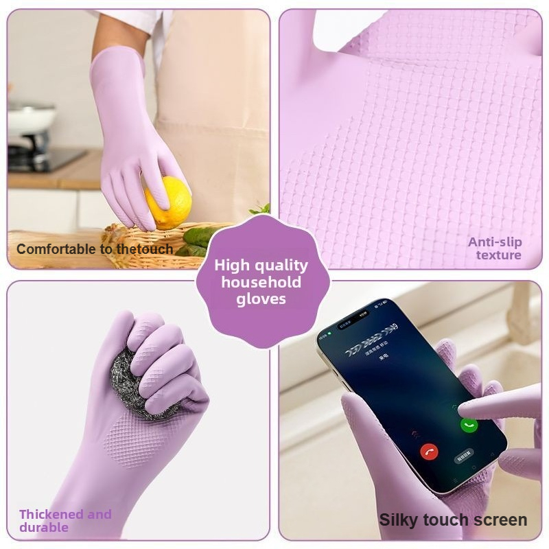 Latex Dish Washing Gloves,with - Dish Glove Rubber recension och pris