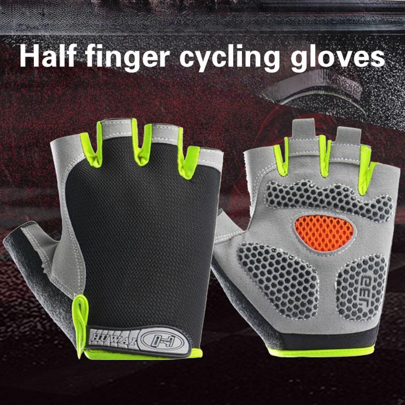 Half Finger Cycling Gloves Men - Fingerless Glove Knit recension och pris