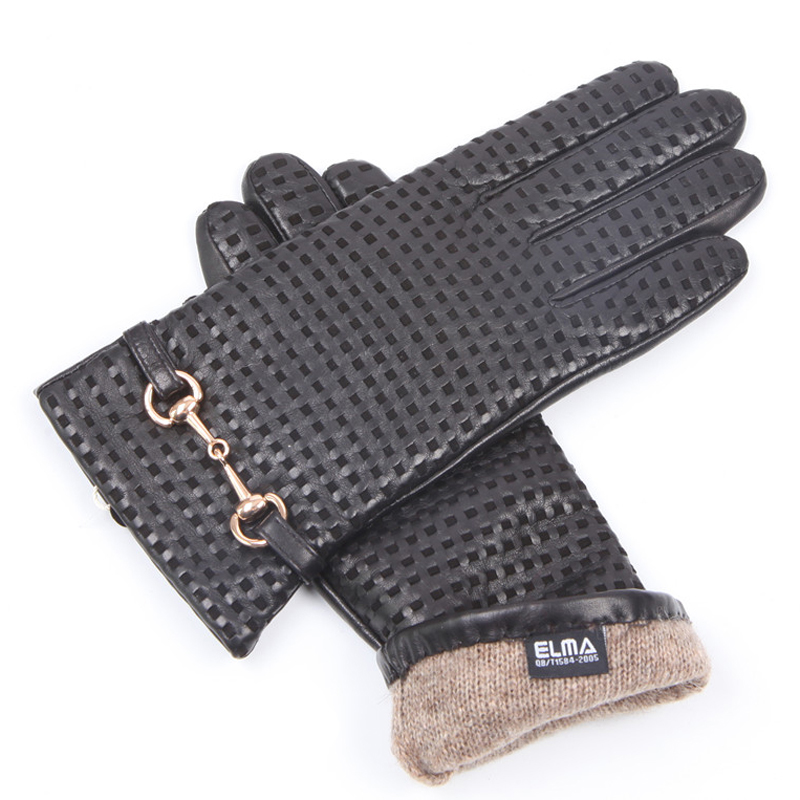 Real Leather Gloves Female The - Wool Glove Lined recension och pris