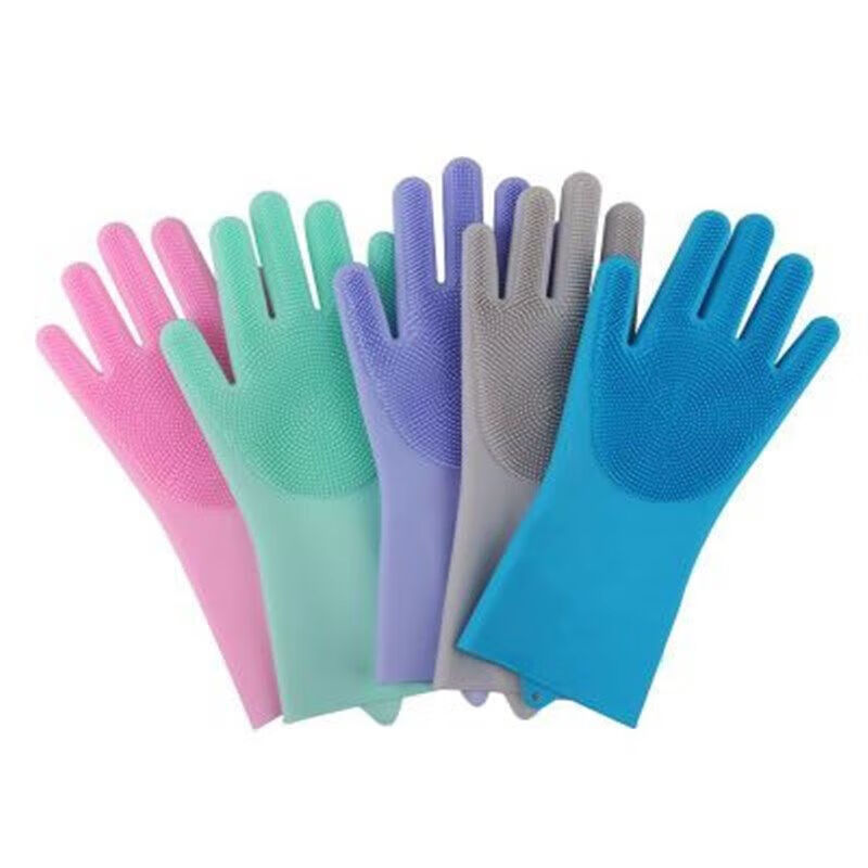 Silicone Dishwashing Gloves, M - Dish Glove Rubber recension och pris