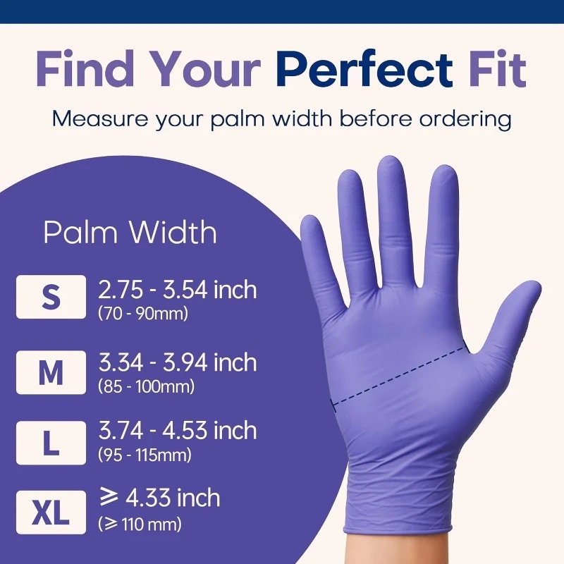Soft Max Purple Nitrile Gloves - Exam Glove Nitrile recension och pris