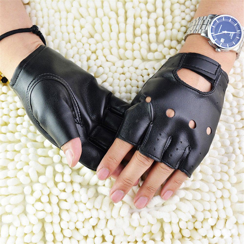 Unisex Half-Finger Gloves Thea - Leather Driving Glove recension och pris