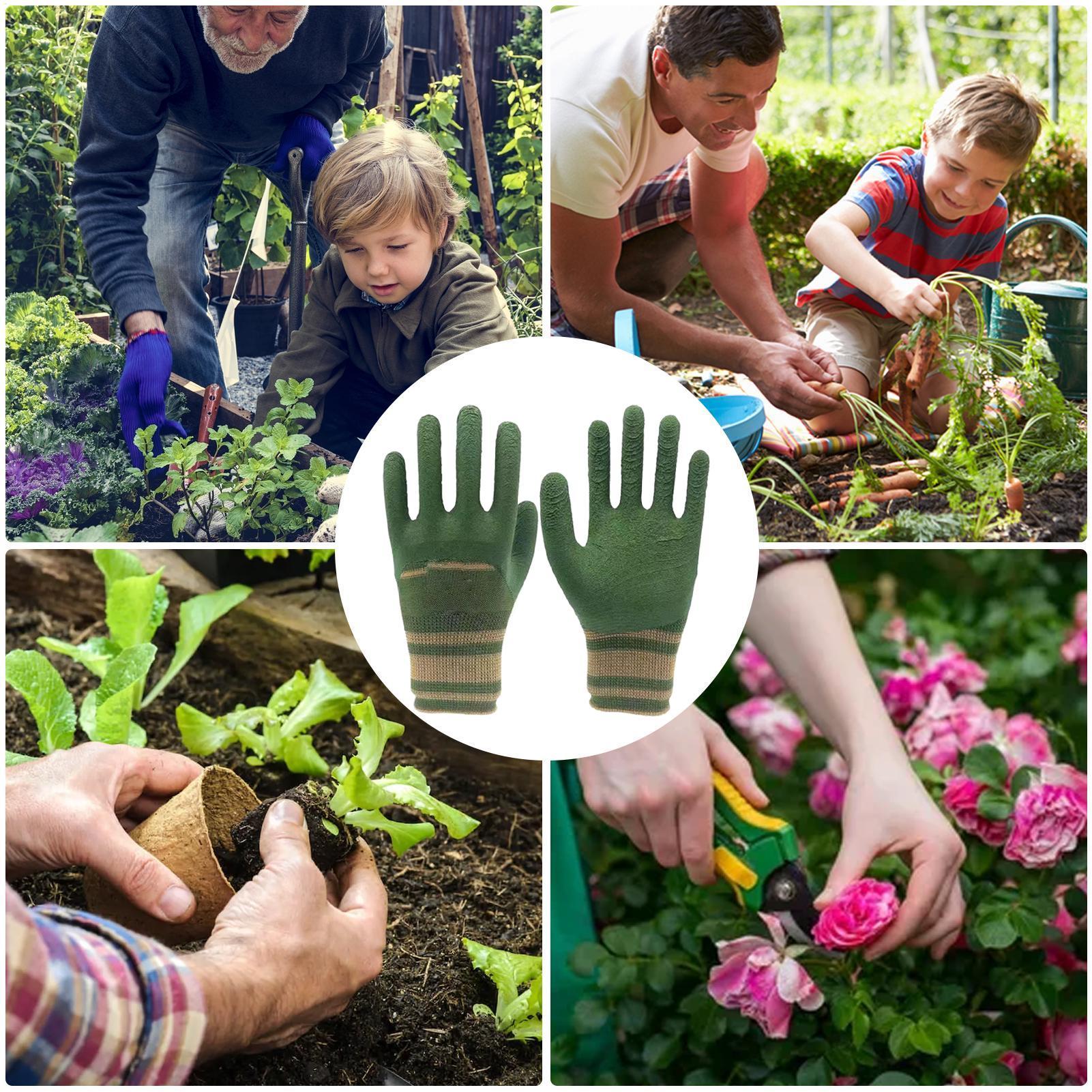 1Pair of Gardening Gloves Rubb - Gardening Glove Waterproof recension och pris