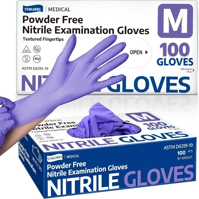 Disposable Gloves Purple Nitri - Exam Glove Nitrile recension och pris
