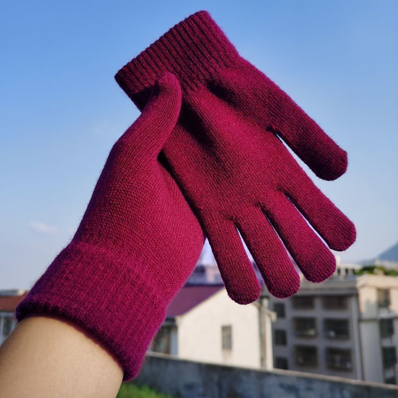 Men's and Women's Knitted Wool - Wool Glove Lined recension och pris