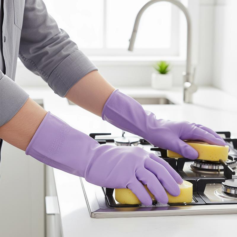 1Pair Latex Dish Washing Glove - Dish Glove Rubber recension och pris