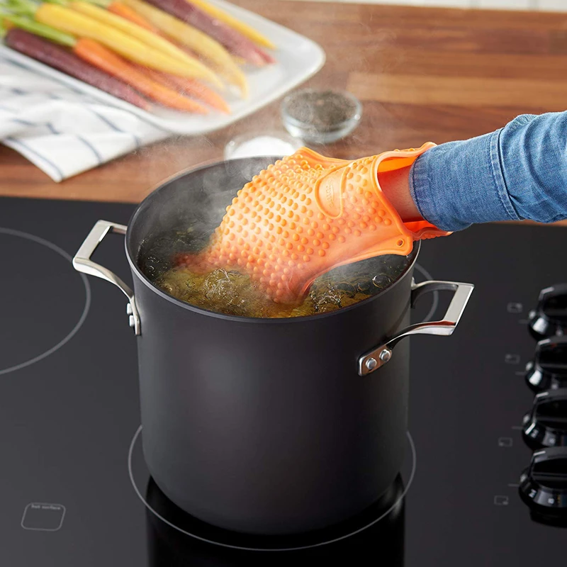 BBQ Silicone Grilling gloves B - Oven Mitt Silicone recension och pris