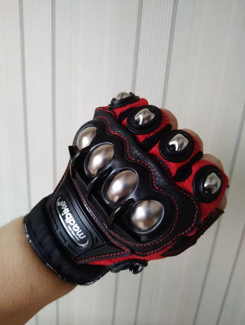 Tactical Gloves Steel Safety O - Motorcycle Glove Knuckle recension och pris