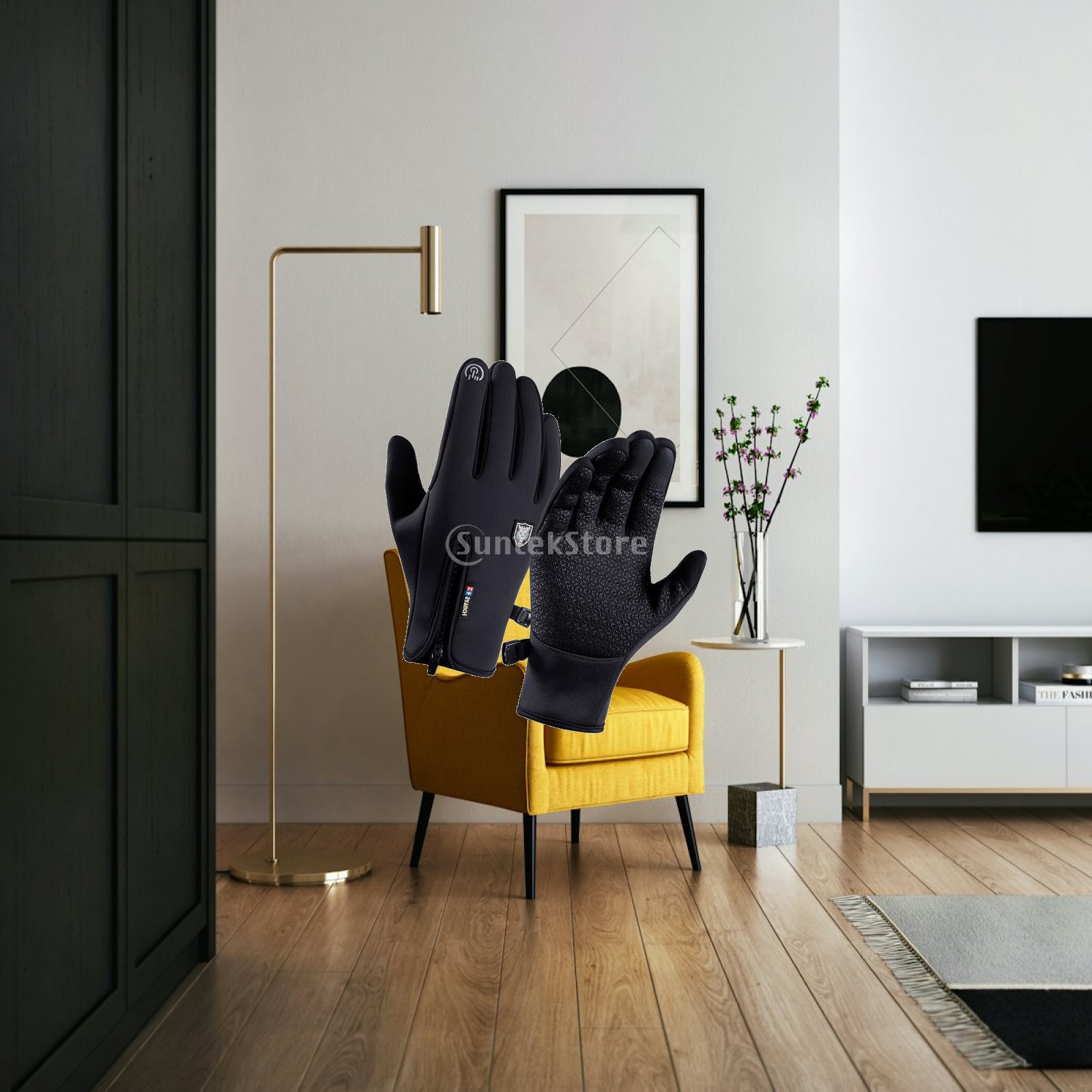 Ski Gloves Heat Keep Anti Slip - Winter Glove Insulated recension och pris