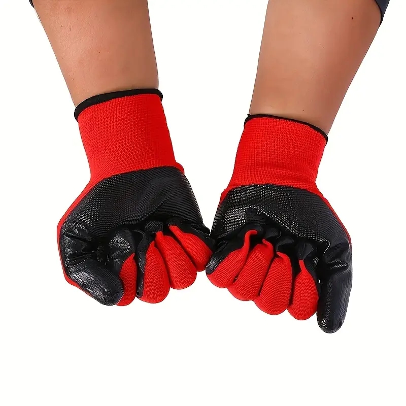 4/20PCS Nitrile Coated Safety  - Nitrile Mechanic Glove recension och pris