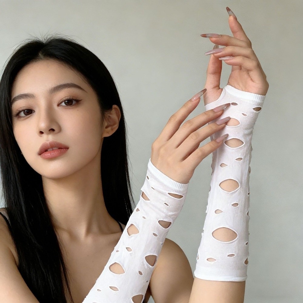 Sleeve Covers Ripped Arm Warme - Fingerless Glove Knit recension och pris