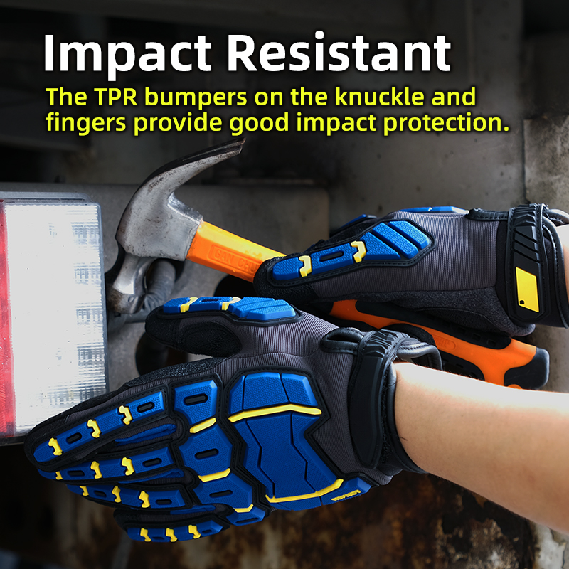 TPR Impact Resistant Work Glov - Work Glove Impact recension och pris
