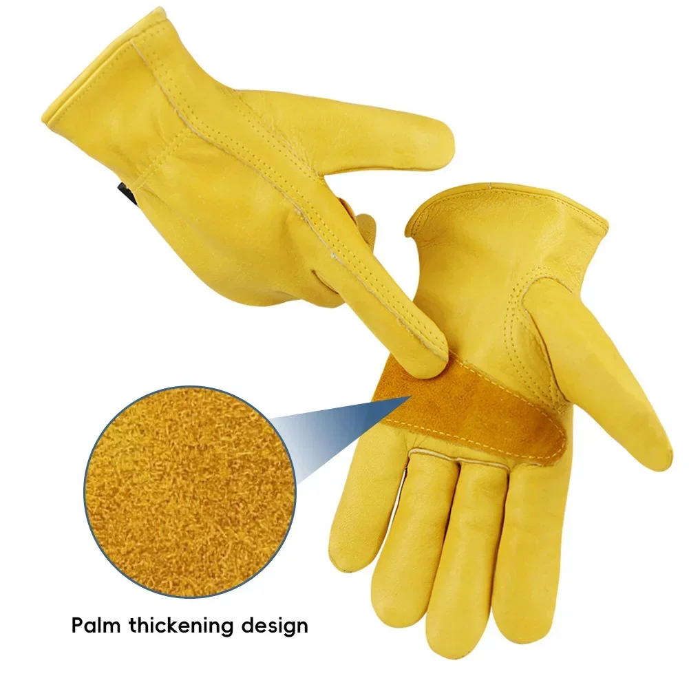 Leather Work Safe Gloves for G - Leather Driving Glove recension och pris