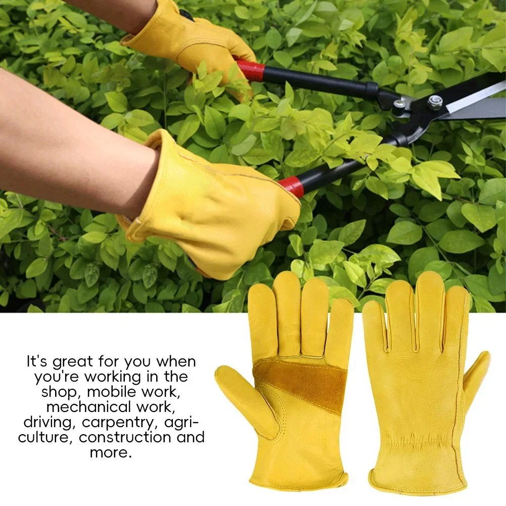 Leather Work Safe Gloves for G - Leather Driving Glove recension och pris