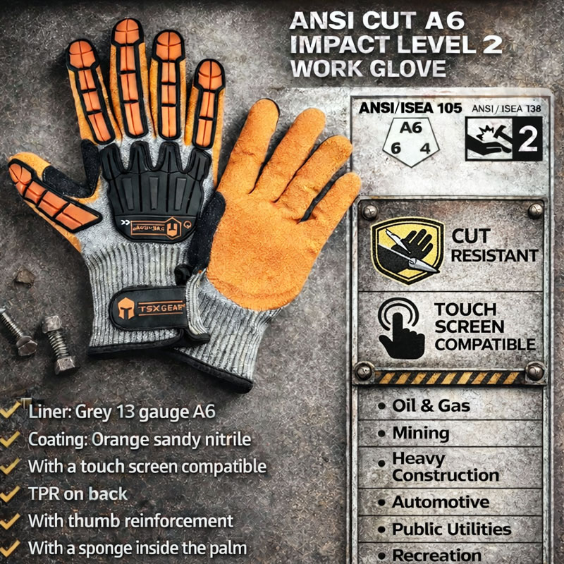 NMSafety Anti-Vibration Cut-Re - Nitrile Mechanic Glove recension och pris