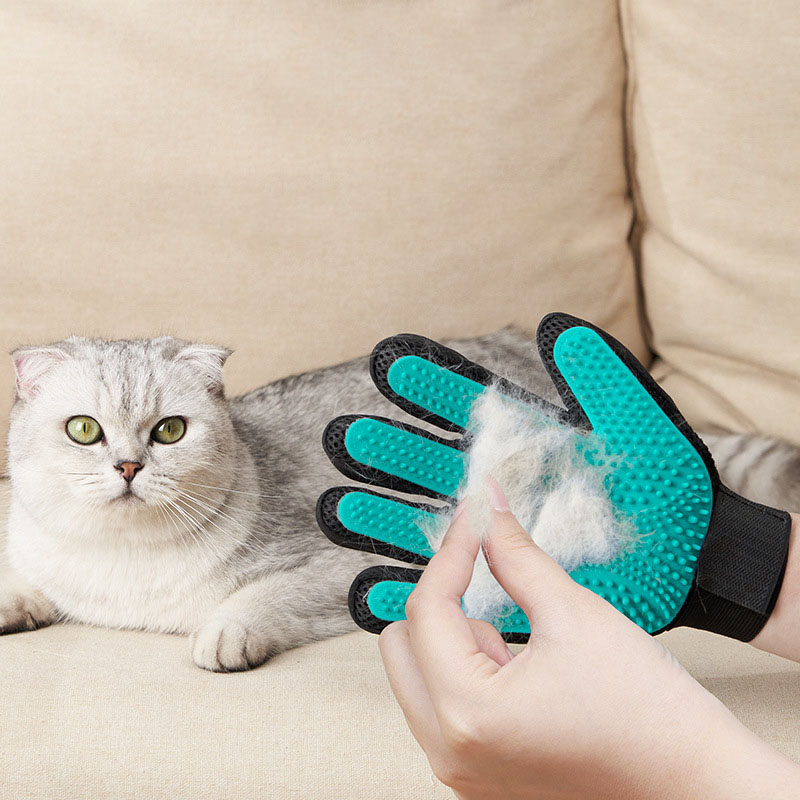 Pet Grooming Glove, Gentle Hai - Rubber Glove Cleaning recension och pris