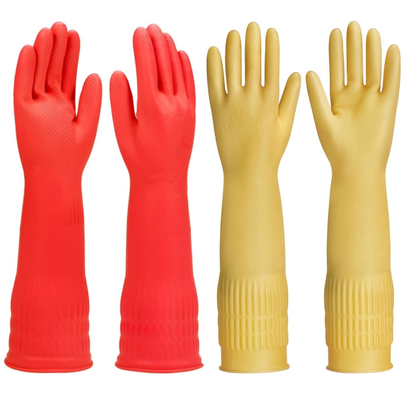 45CM Extra-Long Rubber Cleanin - Dish Glove Rubber recension och pris